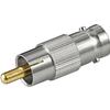 adattatore bnc pcaudio adv231 adattatore f. bnc / m rca in metallo nichelato con pin dorato